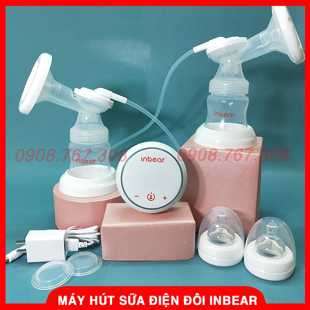 Máy Hút Sữa INBEAR Điện Đôi Hút Êm, Không Đau,Tiếng Ồn Nhỏ - BH 12 Tháng - 8938538861010