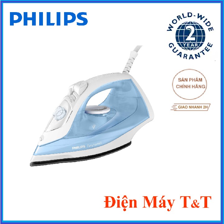 Bàn ủi hơi nước Philips GC1740, Hàng phân phối chính hãng