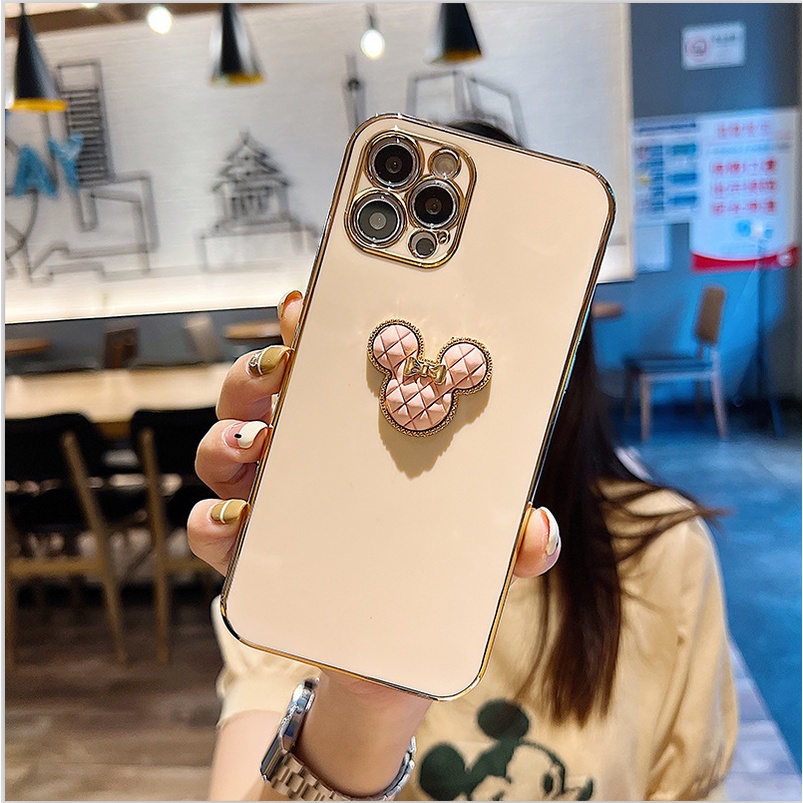 Ốp Điện Thoại Silicon Dẻo Mạ Màu 6D Chống Sốc Cho iPhone 7 8 SE 2020 X Xs XR Xs Max 11 12 13 Pro 11 12 13 Pro Max
