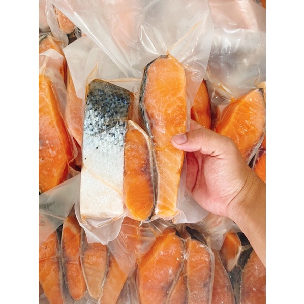 [HỎA TỐC SG] Cá hồi Nauy phile tươi ngon chất lượng 500g