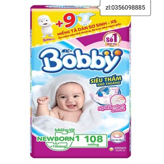 Miếng Lót Bobby Newborn 1 (64 miếng),  Newborn 1 (108 miếng)