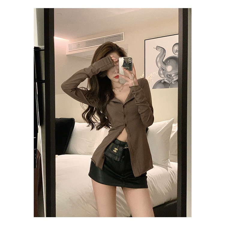 Áo cardigan Tay Dài Thoáng Khí Thời Trang Phong Cách Hàn Quốc Cho Nữ