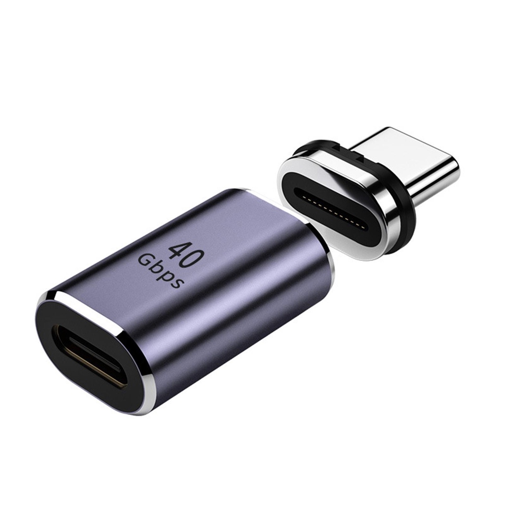 Đầu Nối USB C Từ Tính - Đầu Nối Type C | Cáp Sạc Nhanh Usb 4.0 C Male Sang C Female | Tương Thích Với Nhiều USB Type C