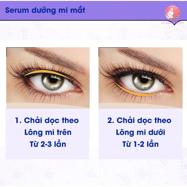 Serum dưỡng mi Bioaqua nourishing liquid eyelashes - Giúp mi dài và dày tự nhiên