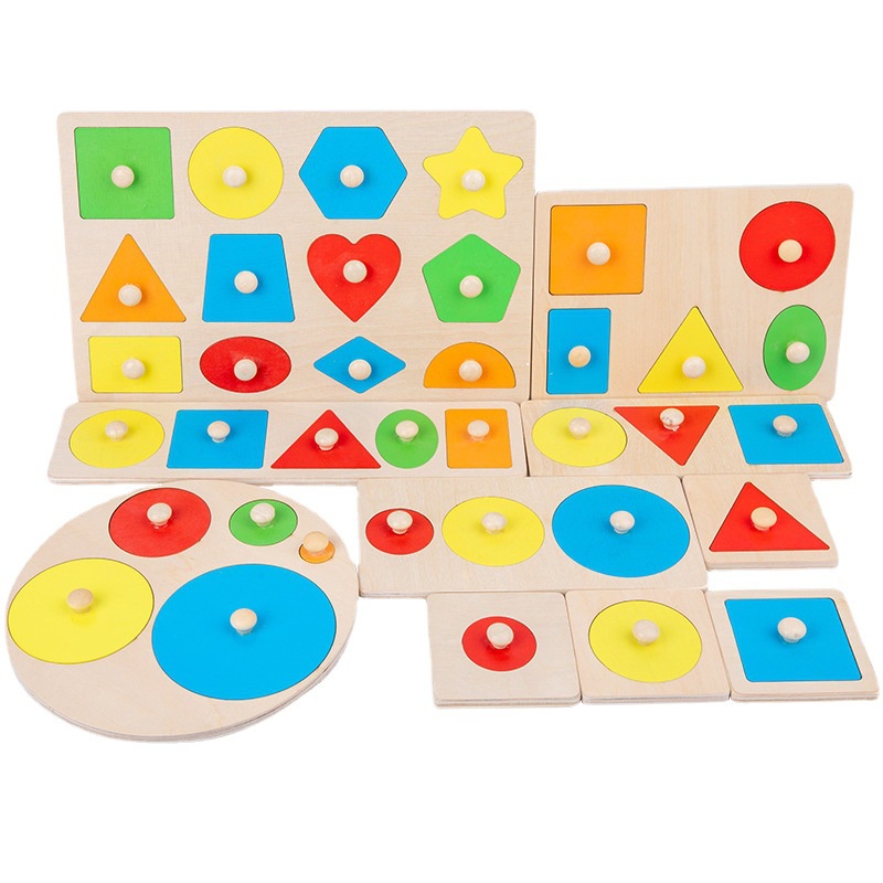 Bộ Giáo Cụ Montessori Cho Trẻ 0 - 3 Tuổi Bản Quốc Tế Bằng Gỗ
