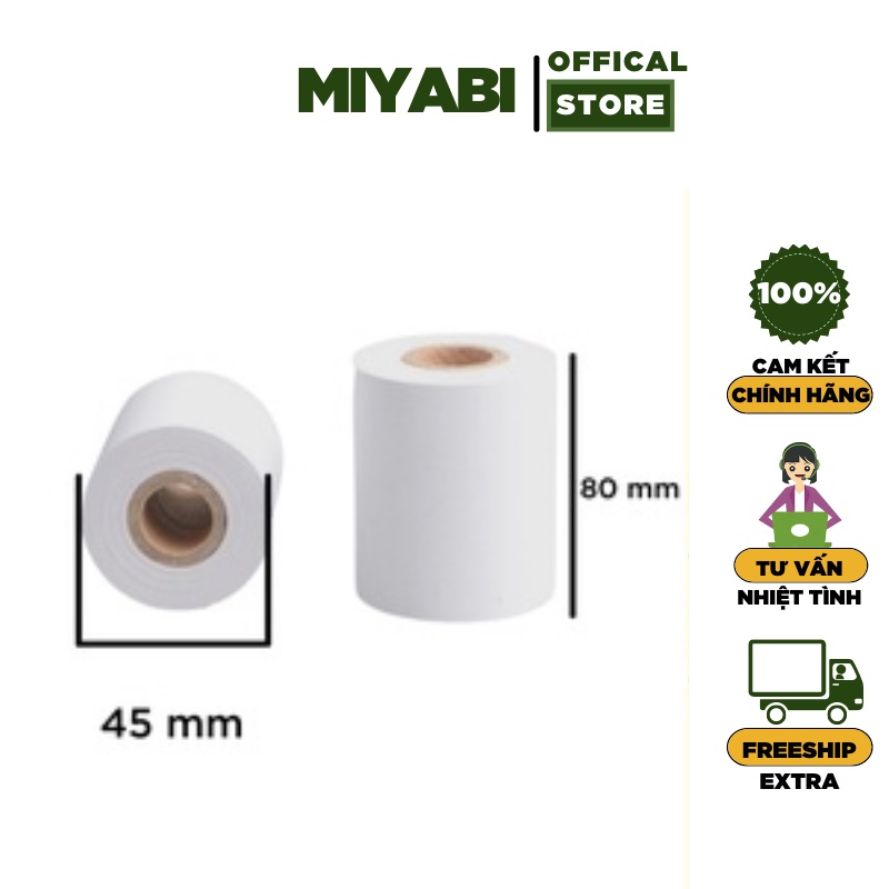 Giấy in Hóa đơn (In bill) Khổ 58cm (K58) Kawai Nhật