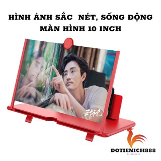 Dụng Cụ Phóng To Điện Thoại,Kính Phóng To Màn Hình Điện Thoại 3D 10 Inch xem phim chơi game