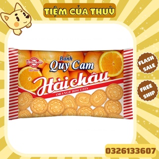 Bánh Quy Cam Hải Châu 130G, đồ ăn vặt