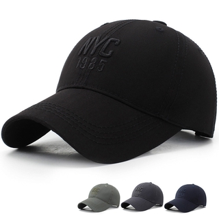 Mũ lưỡi trai Cotton thêu chữ NYC phong cách Hip Hop cho nam và nữ