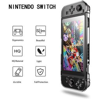 Clear Hard Case Cover Anti-Scratch Protective PC Shell for Nintendo Switch Joy