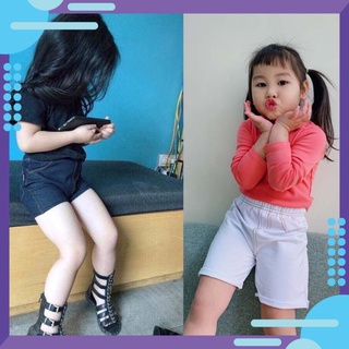 (Sz 8 đến 20kg) Quần giả jean đùi chất thun jean mềm mại co giãn thoải mái cho bé trai và bé gáii ơi