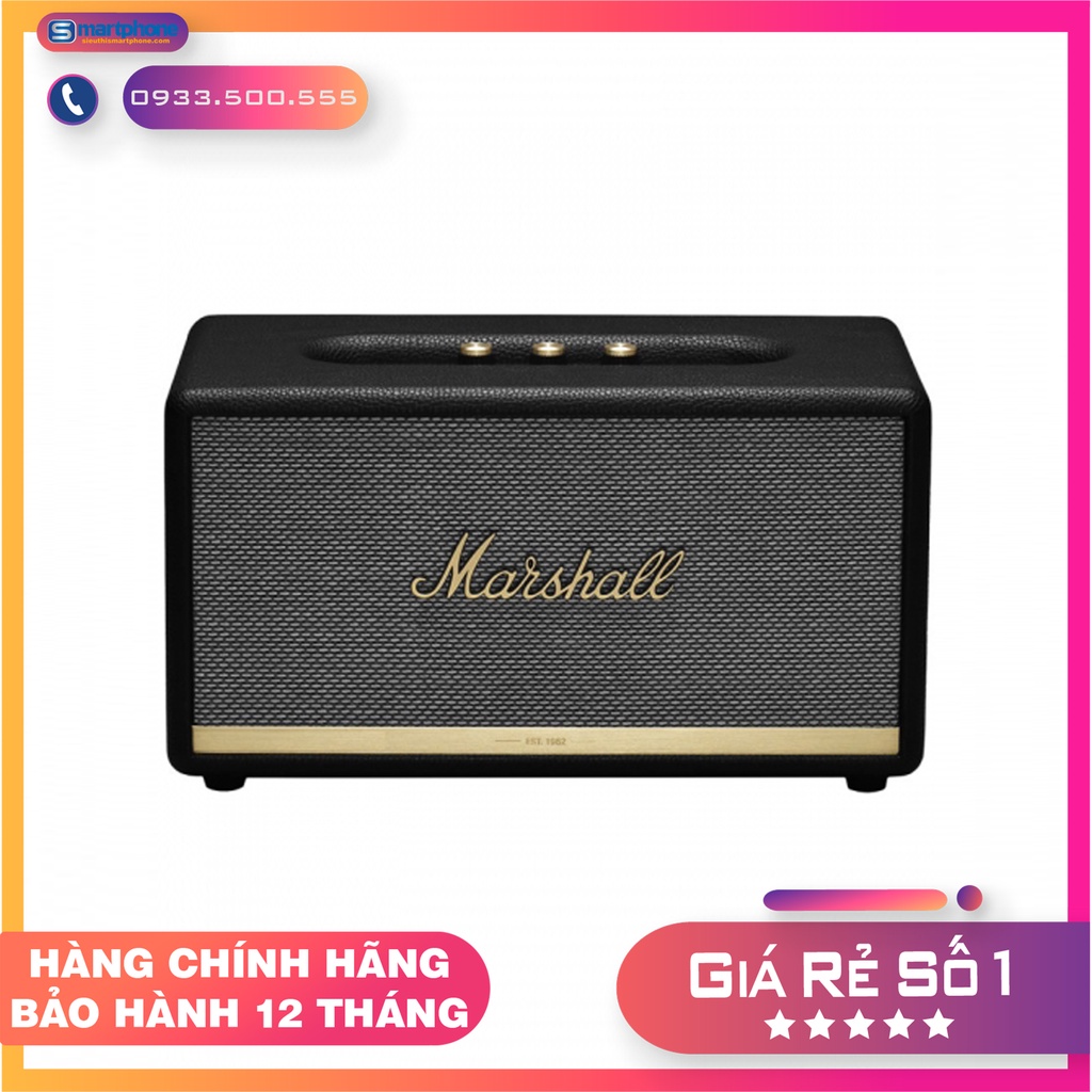 Loa Bluetooth Marshall Stanmore 2  công suất 80W - Hàng mới Fullbox bảo hành 12 tháng lỗi 1 đổi 1