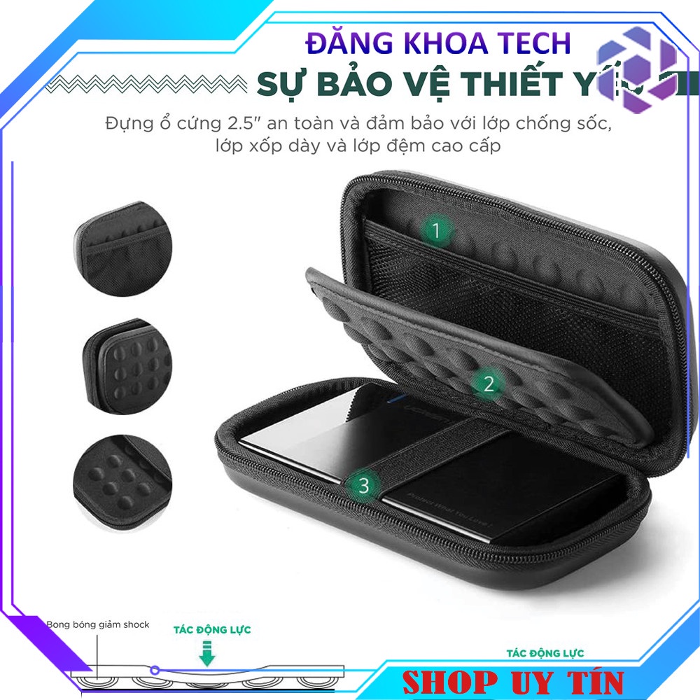 Hộp đựng phụ kiện ổ cứng, tai nghe, bộ sạc (18x10.3x5.5cm) - Phụ kiện công nghệ 88