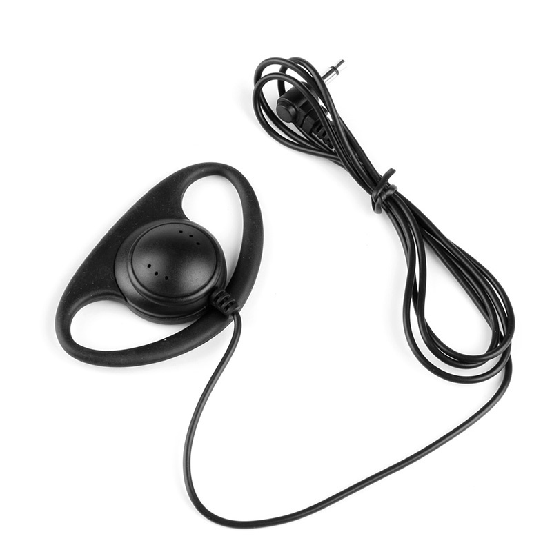 Tai Nghe Giắc Cắm 3.5mm Hình Chữ D Chuyên Dụng Cho Bộ Đàm Hai Chiều