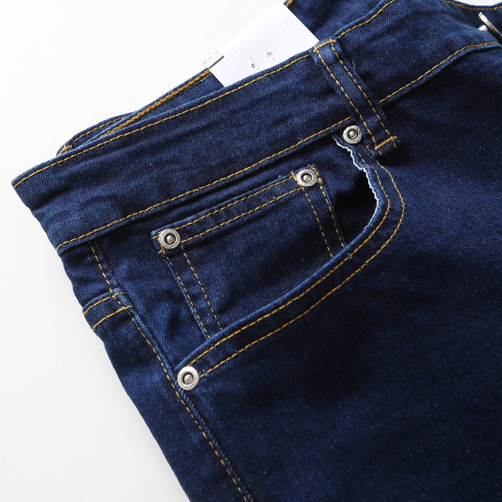 (bigsize) quần jean nam bigszie màu xanh trơn 80 - 130kg - Mẫu trơn