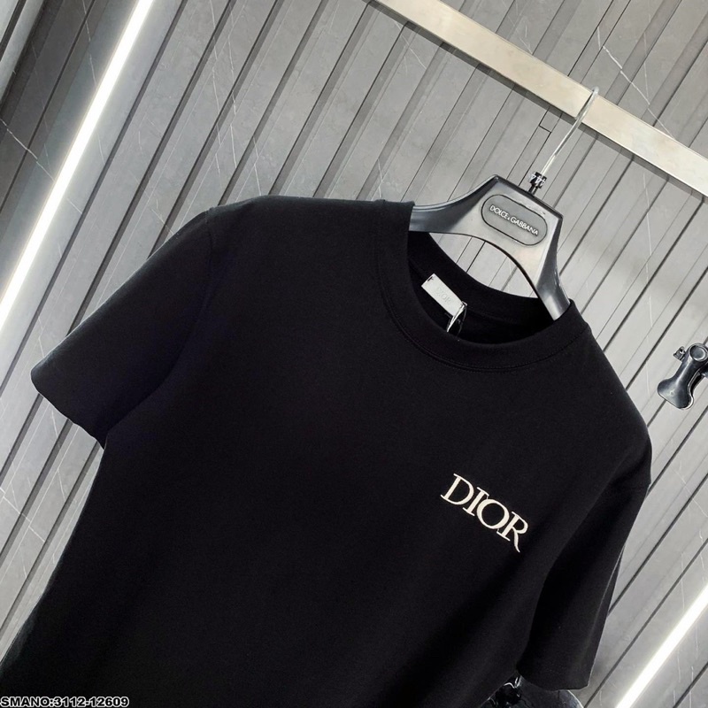 ⚜️HÀNG S.C🌹áo thun nam thêu Dl0R đơn giản t@g chuẩn___3112