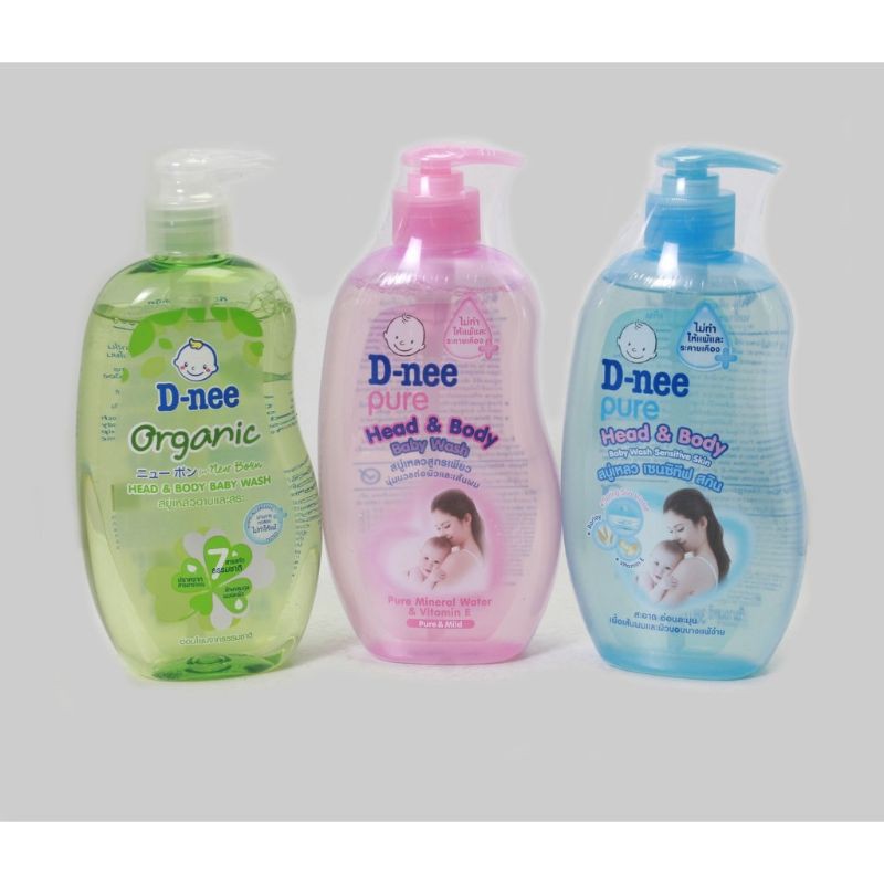 [ Tem Đại Thịnh ] Sữa Tắm Gội Toàn Thân Dnee Baby 380ml Cho Trẻ Dưới 3 Tuổi