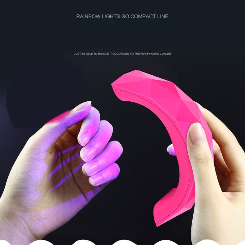 Sa Đèn LED UV Sấy Khô Móng Tay 9W Kèm Cáp USB