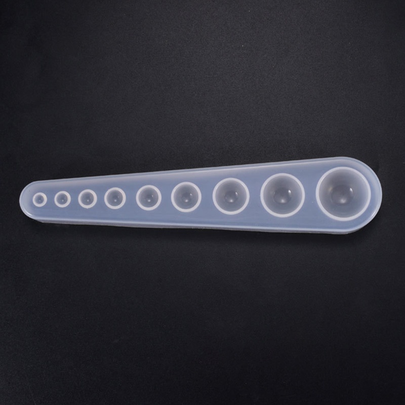 Khuôn Silicone Hình Tròn Làm Mặt Trang Sức Epoxy UV DIY