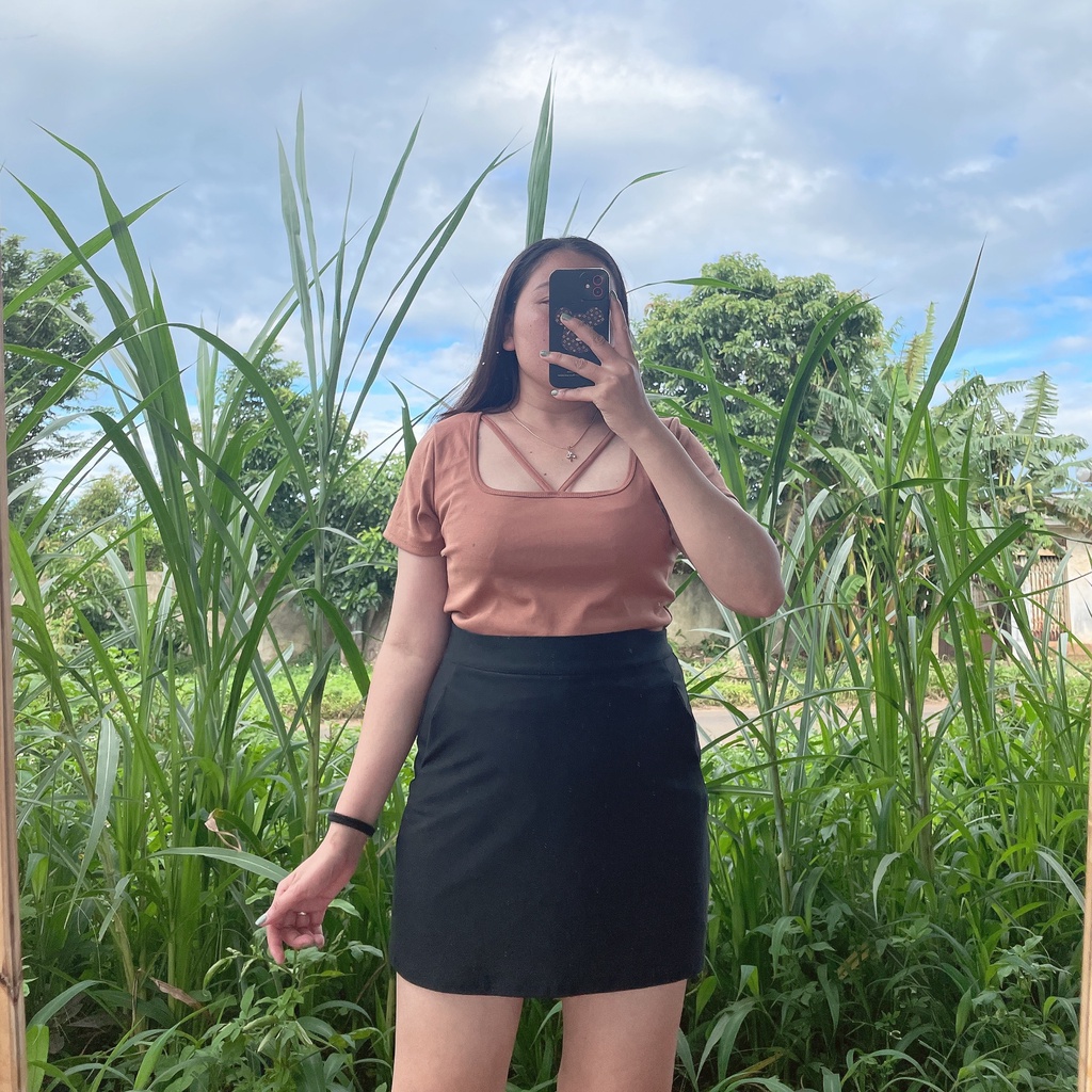 Áo Thun nữ Kiểu Tay ngắn Bigsize dễ thương,áo kiểu xẹc xy 2 dây chéo mã a26