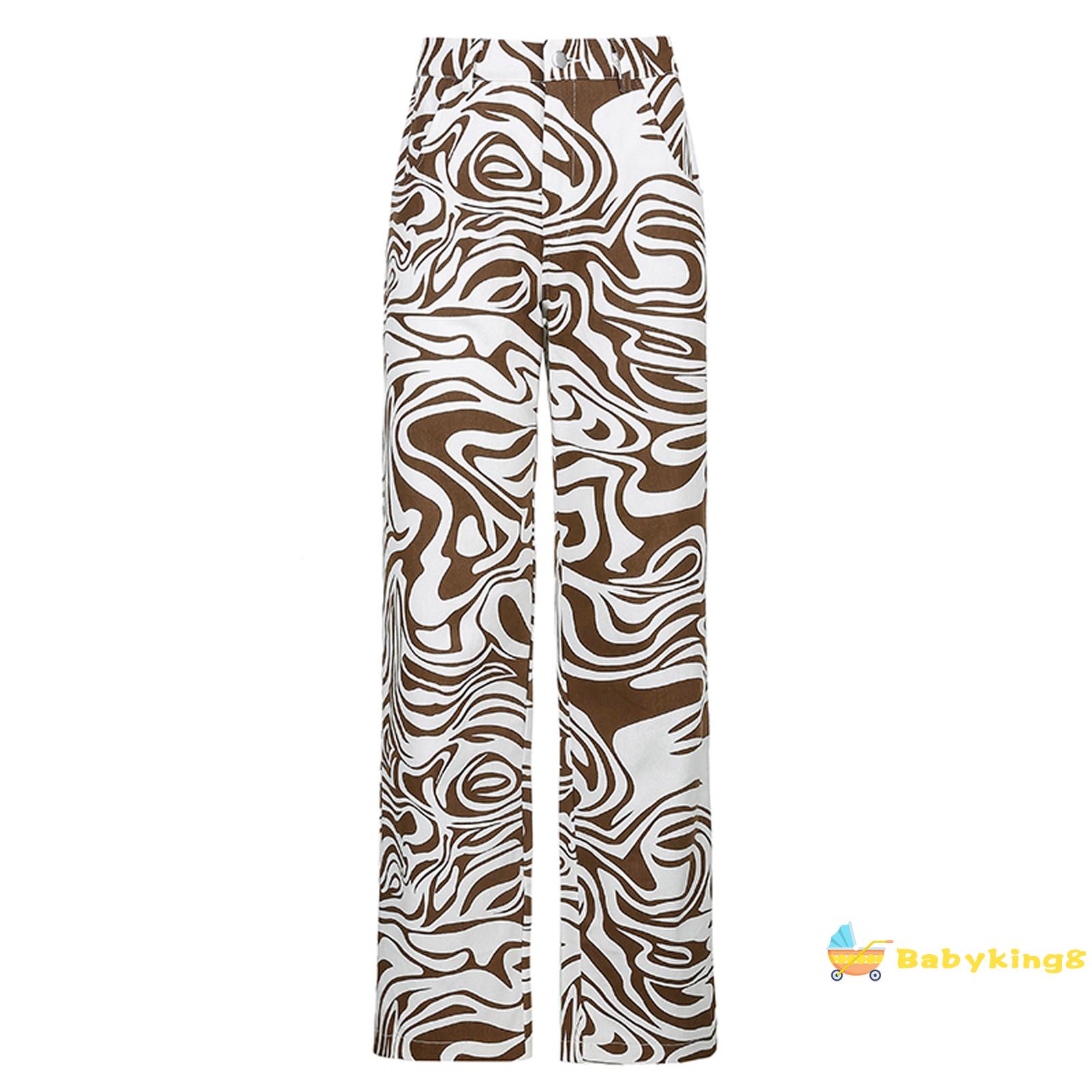 Quần Dài Nữ Lưng Cao Ống Rộng Thời Trang Năng Động | BigBuy360 - bigbuy360.vn