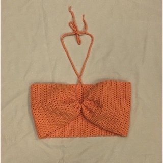 Áo croptop nữ sexy len móc