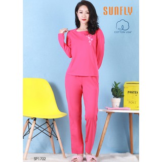 Bộ mặc nhà SUNFLY thu đông SP1702