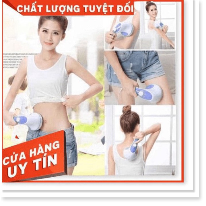 SỐC SALE Máy đánh tan mỡ bụng cầm tay Relax & Spin Tone.