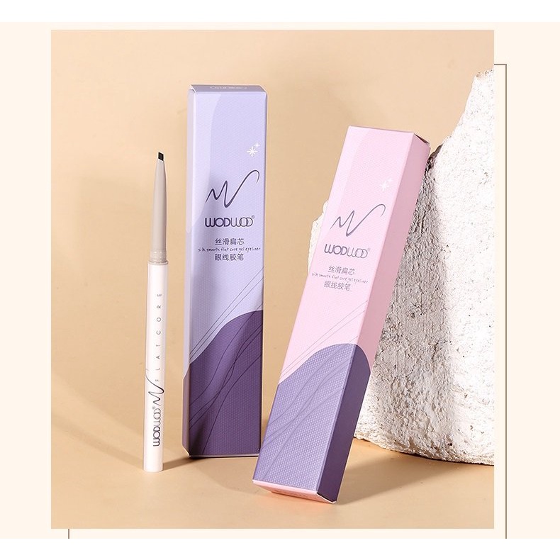 Chì Gel Kẻ Mắt Nét Mảnh Không Trôi WODWOD Silk Smooth Flat Core W924