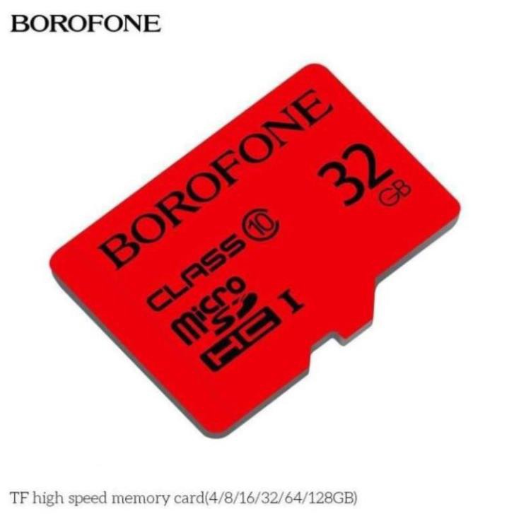 Thẻ Nhớ Micro SDXC Card Borofone Class 10 Chính Hãng - Đầy Đủ Dung lượng (4G/8G/16G/32G/64G)