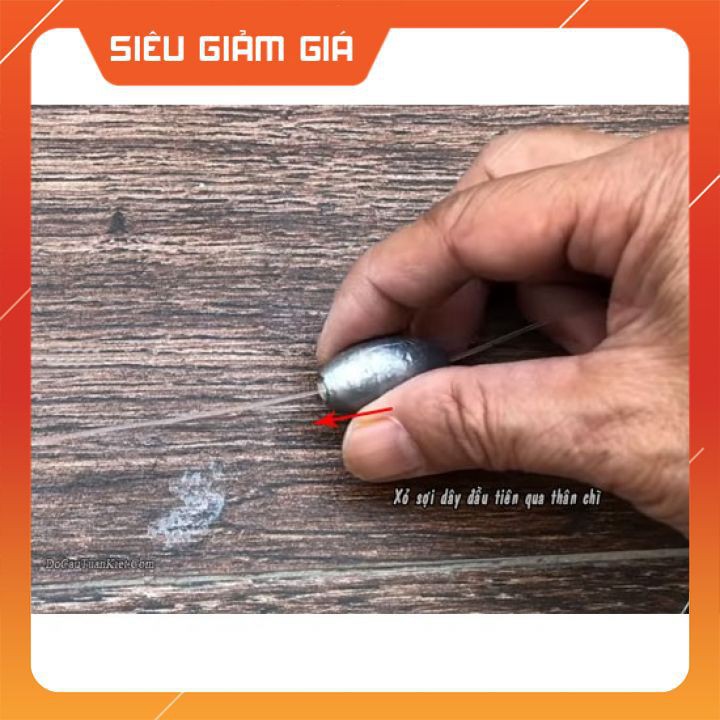 [Khuyến Mãi] CHÌ CÂU CÁ TRÒN XUYÊN TÂM đủ kích cỡ