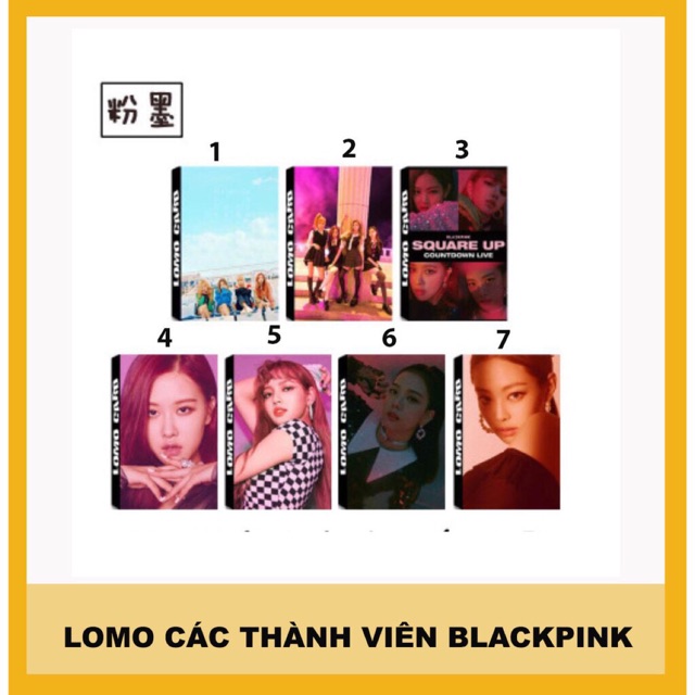 Lomo Blackpink và các thành viên | BigBuy360 - bigbuy360.vn