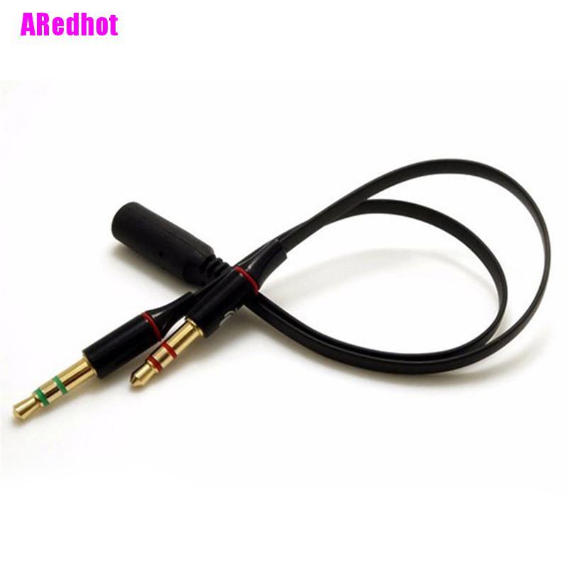 Cáp Chuyển Đổi Âm Thanh Hình Chữ Y Từ 3.5mm Sang 2 Ổ Cắm