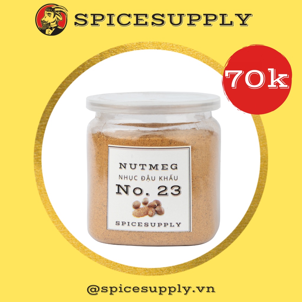 500g Nutmeg powder bột Nhục đậu khấu để làm bánh 500g