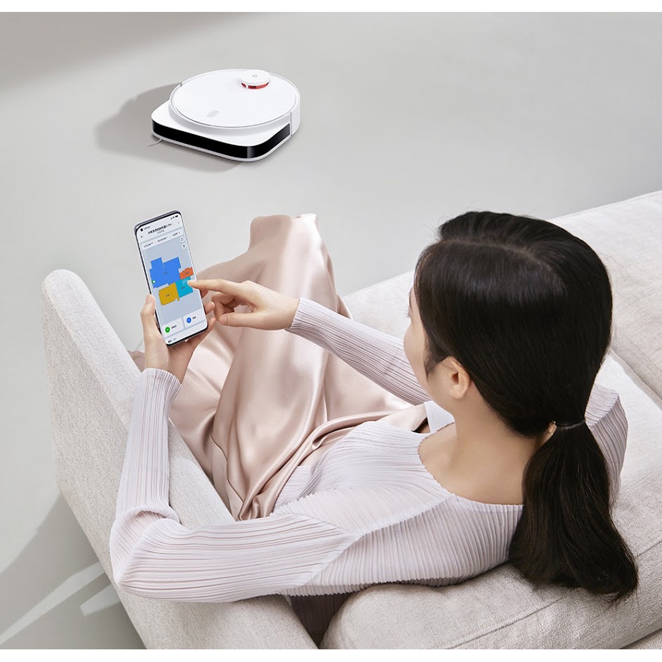 Robot hút bụi lau nhà tự giặt khăn lau Mijia Pro STYTJ06ZHM
