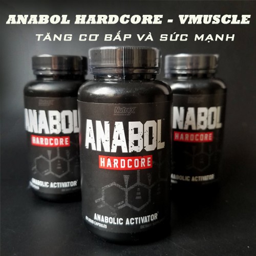 Anabol Hardcore hỗ trợ phát triển cơ bắp và tăng sức mạnh