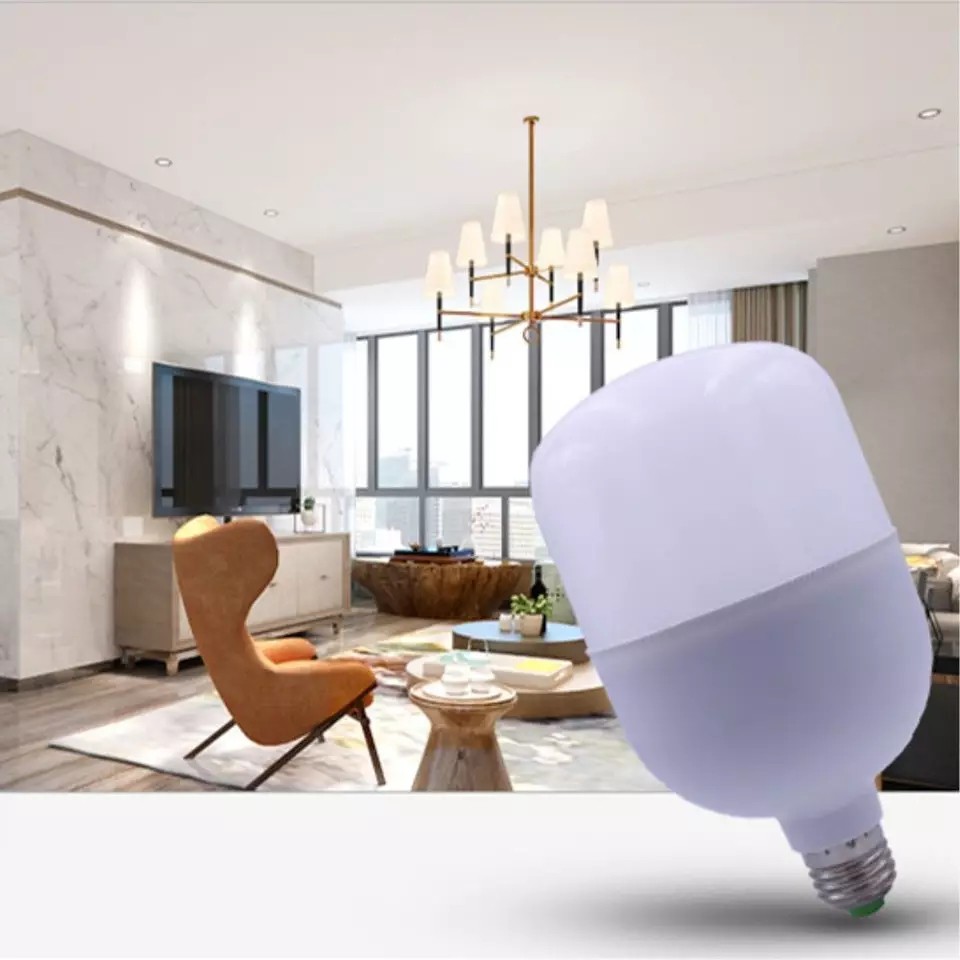 Bóng đèn LED trụ tròn nhôm nhựa 10W 20W 30W - ánh sáng vàng (nhiệt độ màu 3000K - bảo hành 12 tháng)