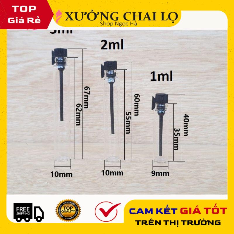 [GIÁ RẺ NHẤT] [Combo 50c] Lọ Chiết Nước Hoa ❤ Ống chiết mẫu thử nước hoa 1ml 2ml 3ml dùng đựng dầu thơm .