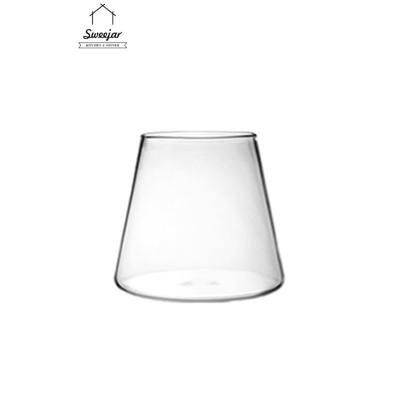Cốc thủy tinh SWEEJAR thiết kế hình núi dễ thương tiện dụng