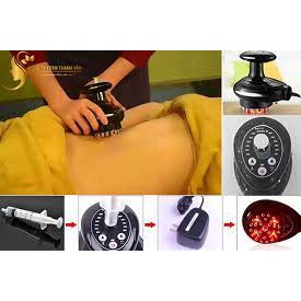 Đầm rung giảm béo mini, có xilanh đựng tinh dầu