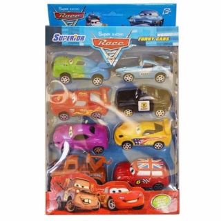 Vỉ 8 ô tô mcqueen chạy đà