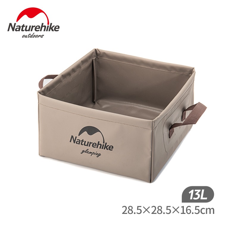 Naturehike Xô Đựng Nước 13L Dung Tích Lớn Bằng PVC Bền Có Thể Gập Lại