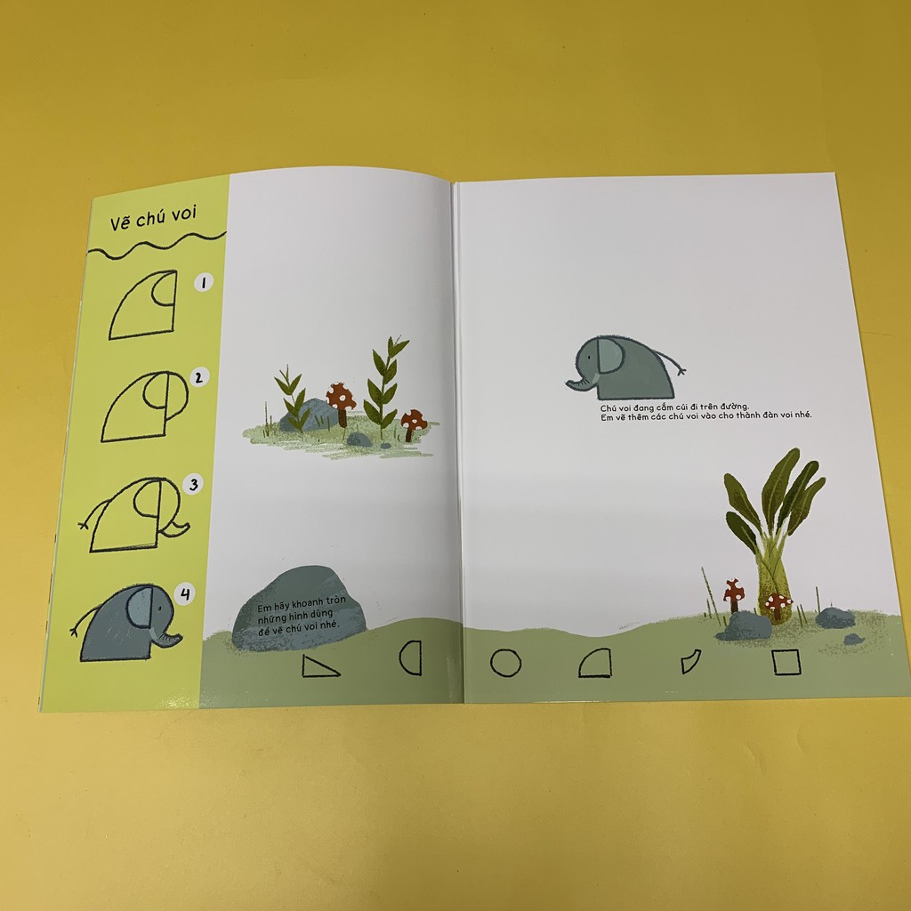 Sách - Từng bước học vẽ sáng tạo với hình khối - Crabit Kidbooks