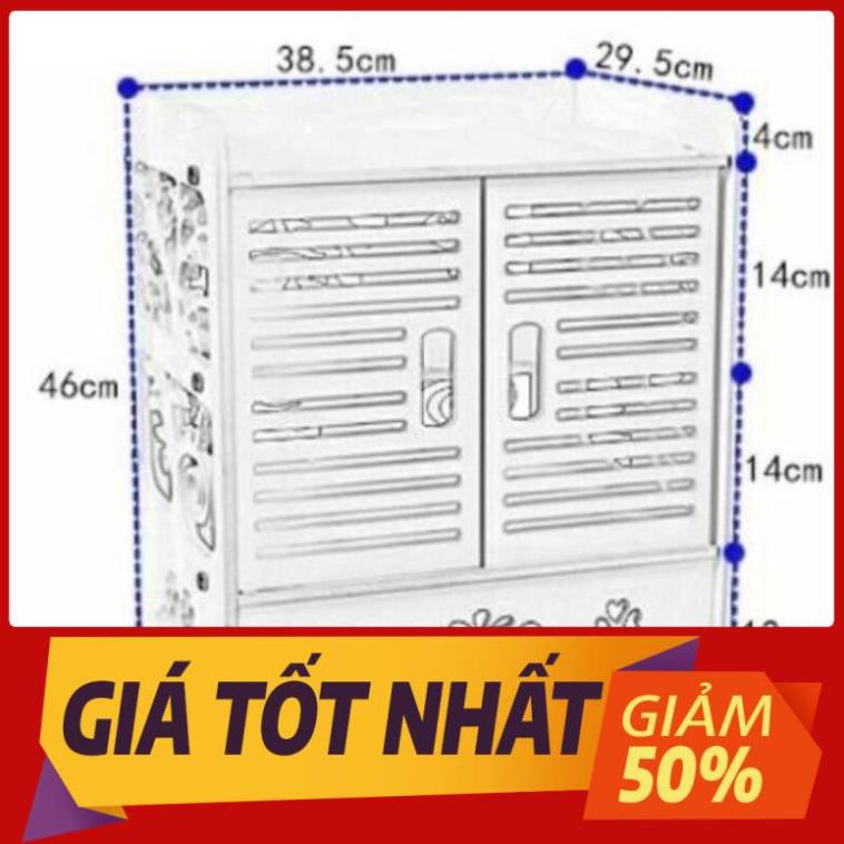 Tủ Gỗ Chất Liệu Pvc Để Đầu Giường Cao Cấp - kệ đựng đồ đa năng phòng ngủ