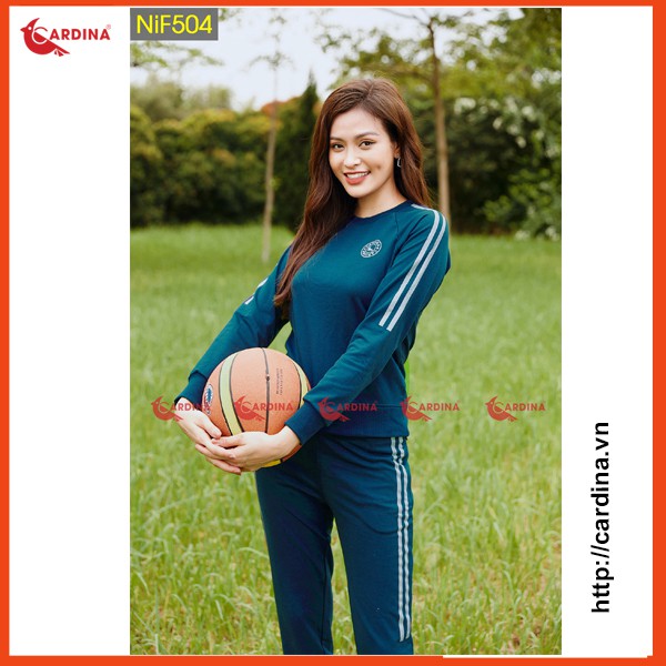 Bộ Nỉ Nữ Thu Đông Cao Cấp CARDINA Chất Cotton Tự Nhiên, Mềm Mại | BigBuy360 - bigbuy360.vn