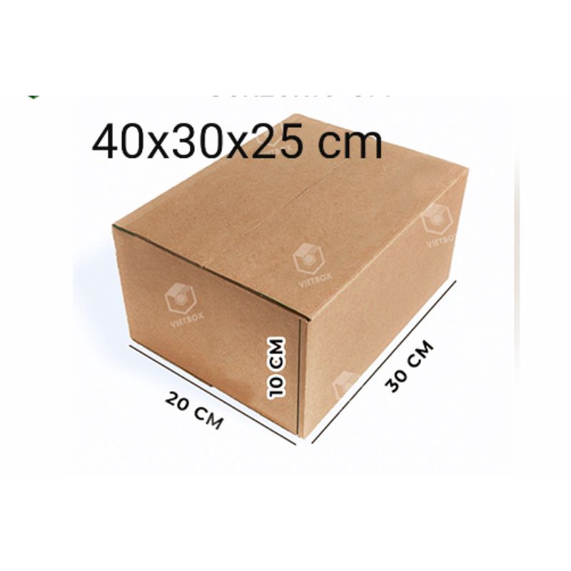 Thùng carton 3 lớp 40x30x25 cm