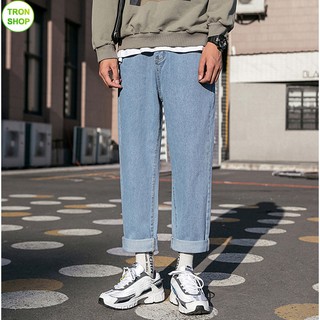 QUẦN JEAN BAGGY NAM BASIC ĐEN TS902