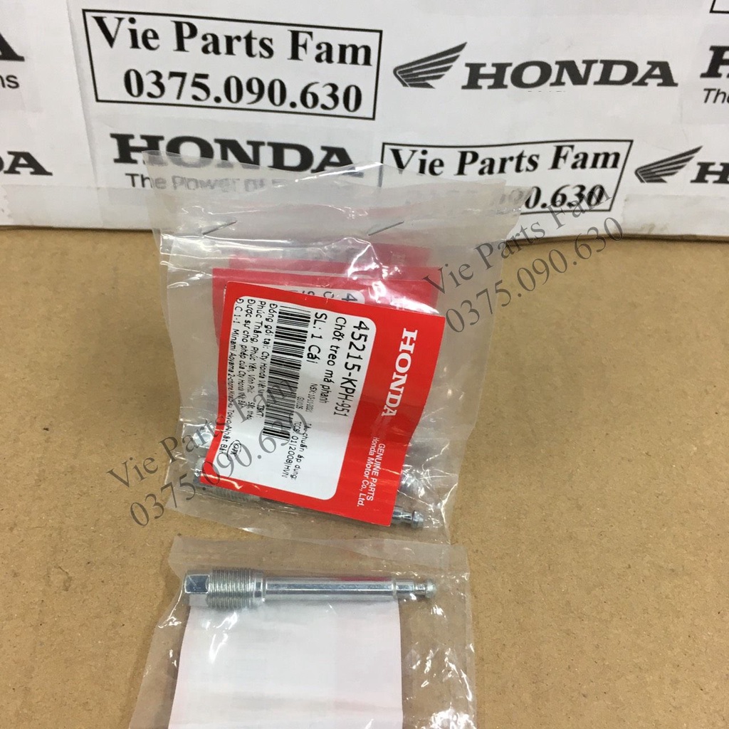 Cốt giữ bố phanh/ bố thắng đĩa trước xe Honda, hàng chính hãng honda mới 100%