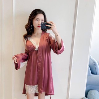 Set ngủ choàng lụa xuất xứ Quảng châu