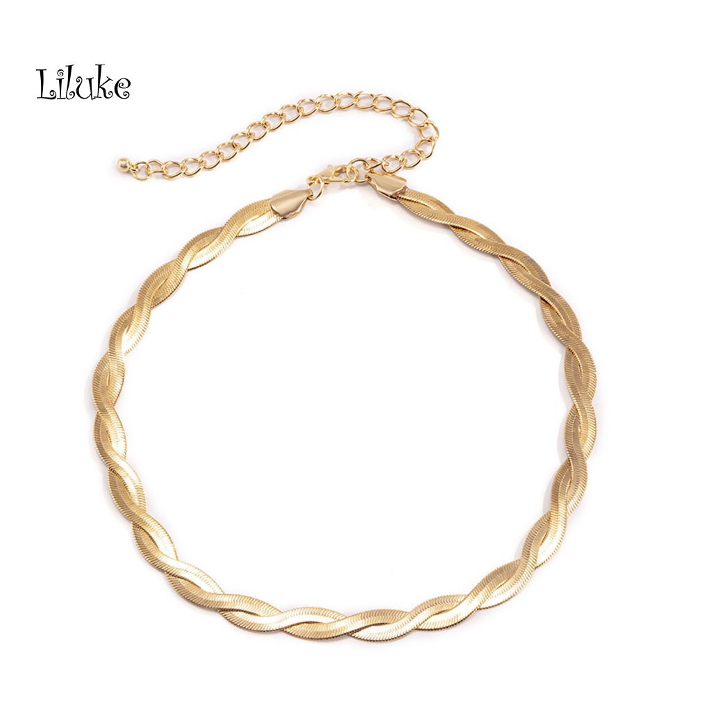 Vòng cổ Hợp Kim Trang Trí Hình Xương Rắn Độc Đáo Cho Nữ